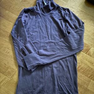 Athleta wool-blend mock turtleneck